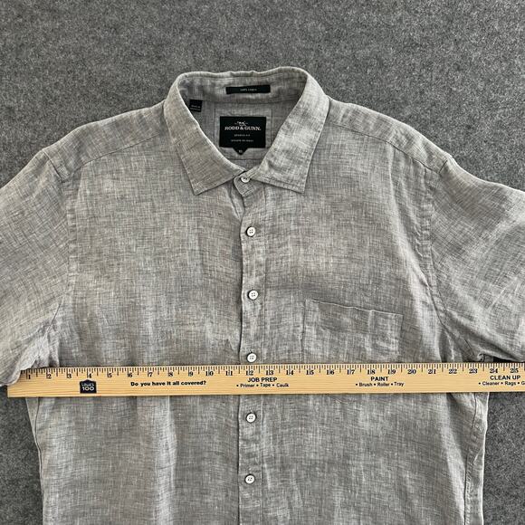 Rodd & Gunn Sports Fit Mens Short Sleeve Linen Button Up Shirt | Size: XL - Picture 3 of 7